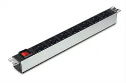 PDU Rack Priz – 6xUK Tip Anahtarlı resmi
