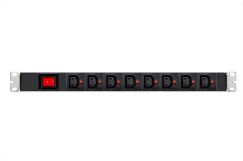 PDU Rack Priz – 8xC13 Anahtarlı & Kilitli resmi