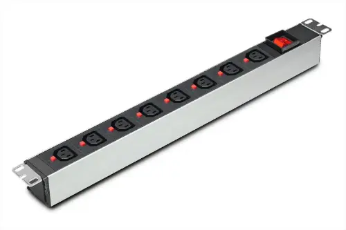 PDU Rack Priz – 8xC13 Anahtarlı & Kilitli resmi