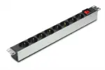 PDU Rack Priz – 8xSchuko Anahtarlı resmi