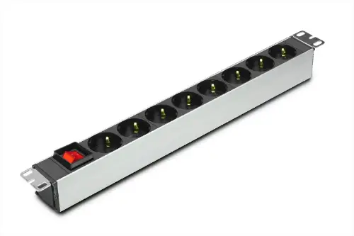 PDU Rack Priz – 8xSchuko Anahtarlı resmi