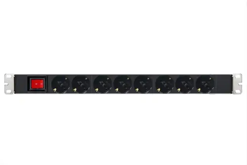 PDU Rack Priz – 8xSchuko Anahtarlı resmi