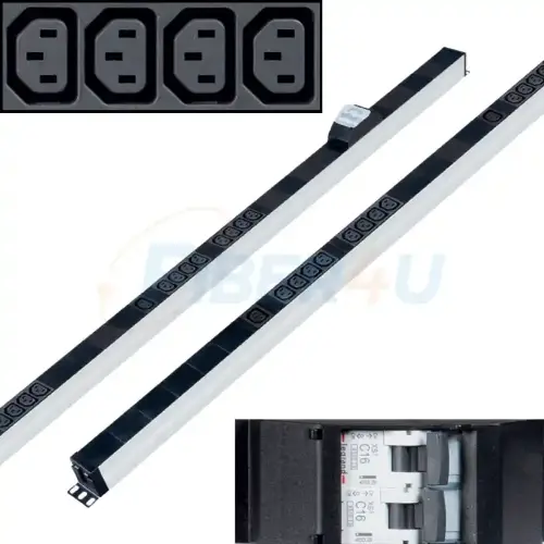 PDU Rack Priz – 18xC13 Dikey Tip 36U resmi