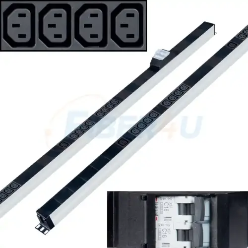 PDU Rack Priz – 18xC13 Dikey Tip 42U resmi