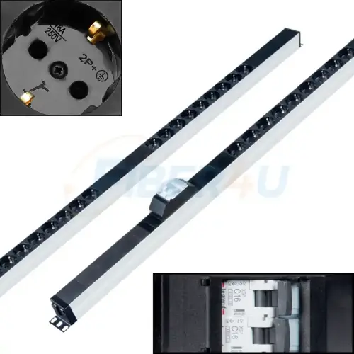 PDU Rack Priz – 18xSchuko Dikey Tip 36U resmi