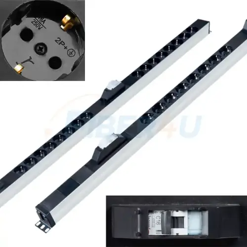 PDU Rack Priz – 24xSchuko Dikey Tip  42U - 47U resmi