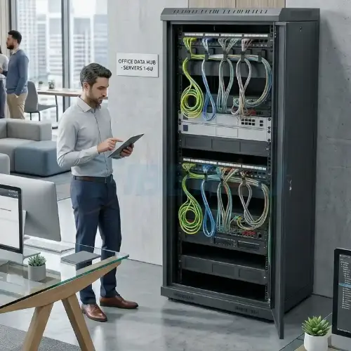1U Halkalı Kablo Organizer  resmi