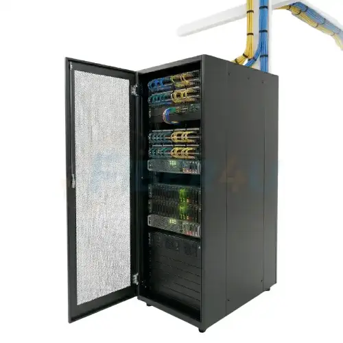 32U 600x1000 Server Kabini Siyah  resmi