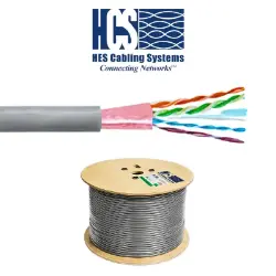 HCS 2x(4x2x23#) CAT 6 F/UTP LS0H Gri resmi