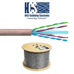 HCS 2x(4x2x23#) CAT 6 U/UTP LS0H Gri resmi