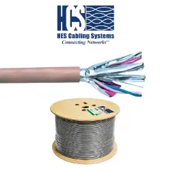 HCS 4x2x23# U/FTP CAT 6 LS0H Gri resmi