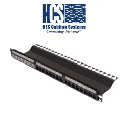 24 port Keystone Jack Boş 19" Metal Patch Panel resmi