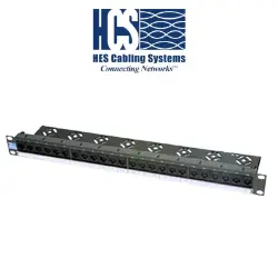 24 port RJ-45 UTP CAT 6E 19" Düz Patch Panel resmi