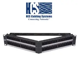 48 port RJ-45 UTP CAT 6E 19" Açılı Patch Panel resmi