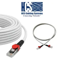 4x2x26# S/FTP CAT 6A LS0H Patch Cord Gri resmi